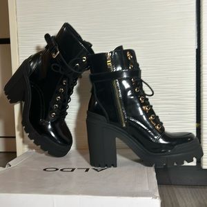 ALDO genuine leather boots, Sz 9